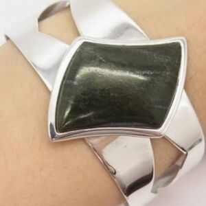 Jay King .925 Sterling Silver Desert Rose Genuine Lapis Cuff Bracelet